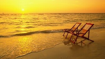 Beach Chairs HD Wallpaper Toptenpack