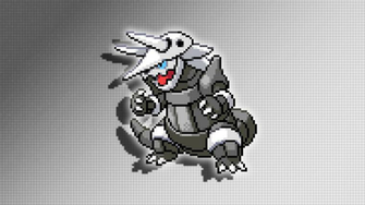 Aggron Sprite Wallpaper By Glench