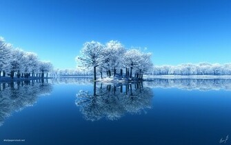 Beautiful Winter Scene Wallpaper