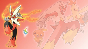 Torchic Combusken Blaziken And Mega Wallpaper By Glench On
