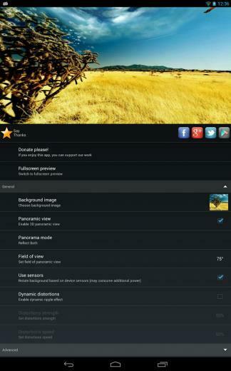 Panoramic Screen Screenshot