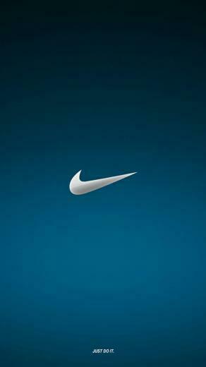 Nike Blue Logo iPhone Wallpaper HD For
