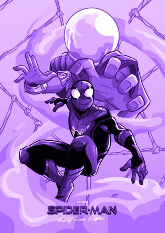 Spider Man Purple Widget Spiderman Comic Covers Art
