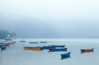 Tranquil Morning In Fewa Lake Pokhara Stocksy United