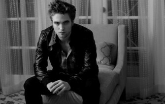 Robert Pattinson Black And White Desktop Pc Mac Wallpaper