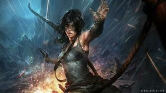 Lara Croft Art HD Wallpaper IHD