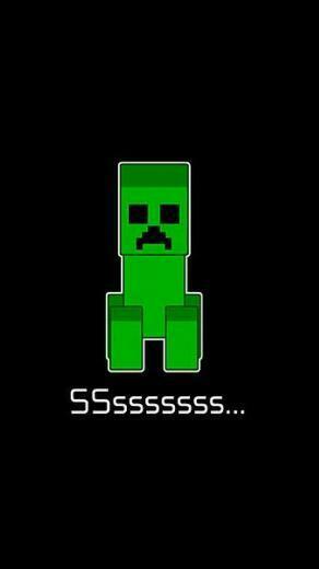 HD Minecraft Mobile Phone Wallpaper Steve Creeper
