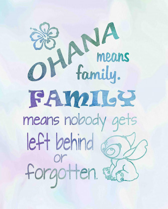 Stitch Ohana Wallpaper Disney Style Lilo And D