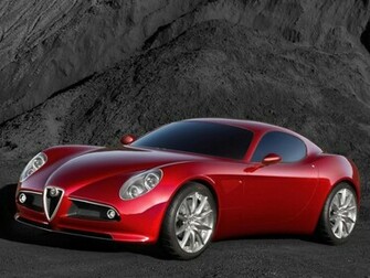 Alfa Romeo 8c Competizione Concept Side Angle Wallpaper