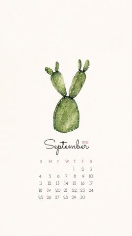 Cute September Calendar Template Psd Rawpixel