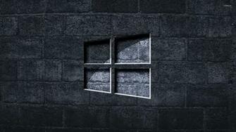 Windows On The Gray Brick Wall Wallpaper Computer