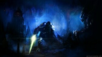 Dark Wallpaper Hydralisk Templar Starcraft Ii