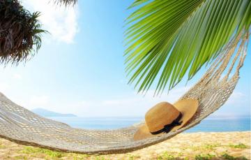 Wallpaper Sea Beach Summer Stay Hat Hammock