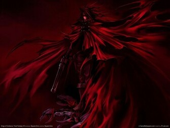 Final Fantasy Vii Vincent Valentine Red Skull Wallpaper