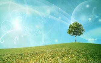 The Green Land Wallpaper