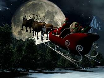 Green Desktop Wallpaper Christmas Santa
