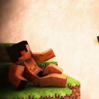 Wallpaper Minecraft People Help Ground iPad