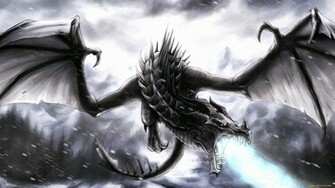 Black Dragon Computer Wallpaper Desktop Background