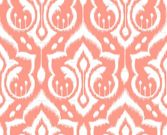 Coral Chevron Desktop Wallpaper Ikat Fabric Gift