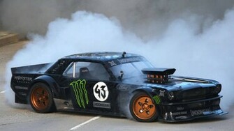 Ken Block Drops Ford Fiesta For Mustang In Gymkhana