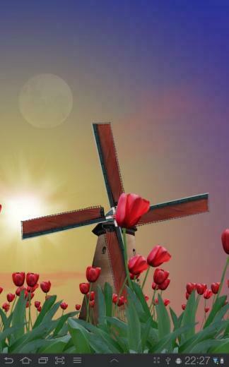 Tulip Windmill Live Wallpaper Android Apps On Google Play