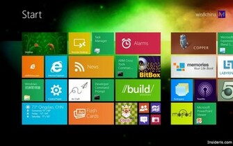 Windows Background Wallpaper And Small Tiles Concept