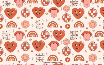 Groovy Valentine S Wallpaper Fab Mood Wedding Colours