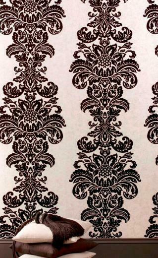 Flocked Wallpaper