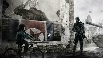 Games Bicycles North Korea Homefront Artwork Tank Wallpaper