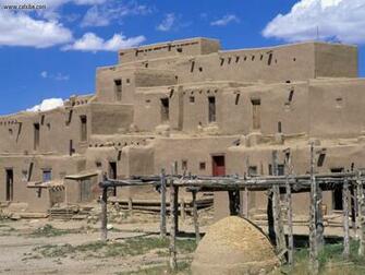 Places Taos Pueblo New Mexico Desktop Wallpaper Nr