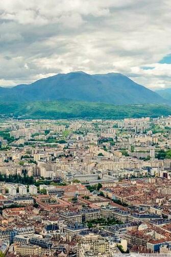 Grenoble Panorama 4k HD Desktop Wallpaper For Ultra Tv