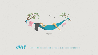 July Wallpaper Calendar Flipsnack