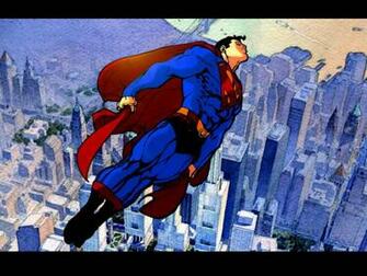 Superman Flying Cartoon Picture