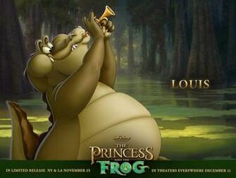 Wallpaper The Princess And Frog Louis Disney