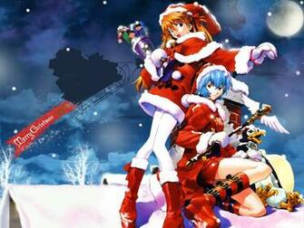 Anime Christmas Wallpaper Grasscloth