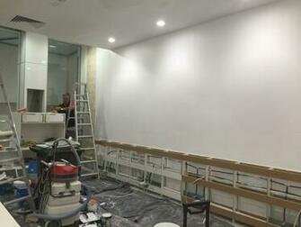Nail Salon Used Standard Wallpaper To Add Some Spice Their Shop