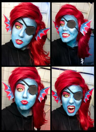Undyne Undertale Cosplay By Mitternachto