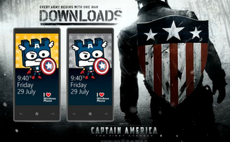 Custom Cute Capt America Wallpaper For Your Windows Phone