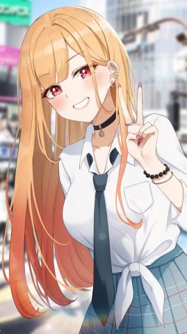 My Dress Up Darling Marin Kitagawa Wallpaper iPhone Phone 4k 271g