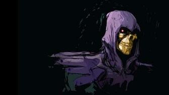 Skeletor Fan Art Black Background Masters Of The