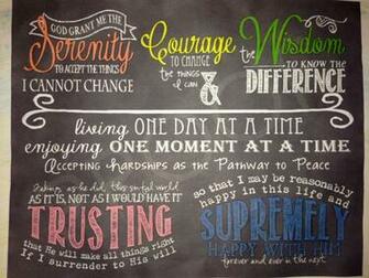 Full Serenity Prayer Wallpaper Many Of Us Know The