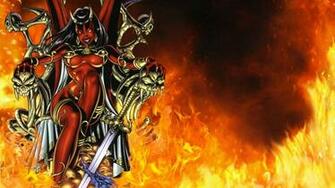 Chaos Comics Purgatori Goddess Rising Wallpaper By Otakugyaru On