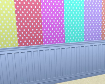 My Sims Polka Dot Wallpaper By Simblehopper
