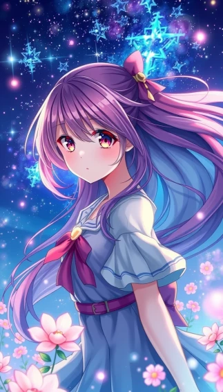 Beautiful Anime Girl Phone Wallpaper
