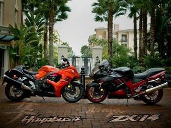 HD Wallpaper Of Suzuki Hayabusa With Dashing Background
