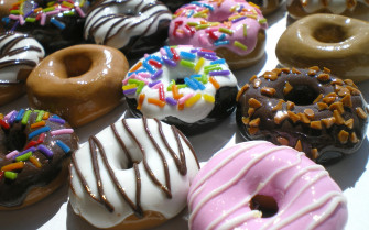 Glazed Donuts Wallpaper