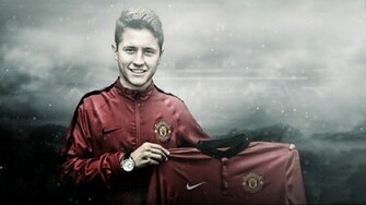 Ander Herrera In Manchester United Shirt Wallpaper