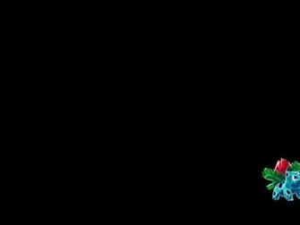 Pokemon Ivysaur Black Background 9kn