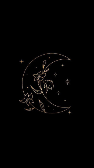 Chic Witchy Charm Enchanting Black Aesthetic Wallpaper For Your Phone Embrace The Magic Of S Trendy Swag