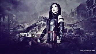 Psylocke Marvel Fantasy Warrior Sexy Babe X Men Xmen Cosplay Wallpaper